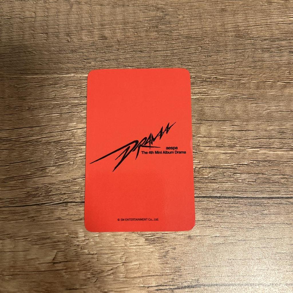 [Б/У] aespa драма ktown4u rakidro торговая карта зима