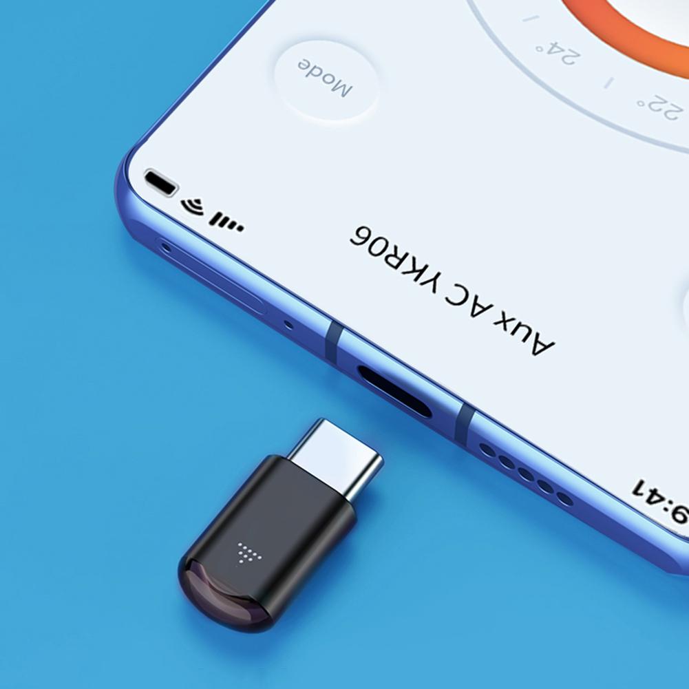 Адаптер инфракрасного пульта дистанционного управления для смартфона, передатчик с управлением через приложение для мобильного телефона iPhone Android, универсальный ИК-контроллер