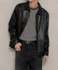 LEFTSEOUL Мужской Квадратный Ремень из Коровьей Кожи [Черный]