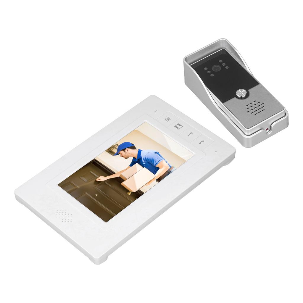 7in Video Doorphone System Color HD Smart Wired Video Intercom System for Villa Building