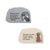 Pet Urn Stone Decorative Urn Backyard Memorial Decoration Loss Pet Sympathy Gift Pet Memorial Stone for Backyard Outdoor Indoor