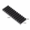 CNCTWO Aluminum Heat Sink Ideal for SSD Cooling Comes with Adhesive Blue Tape Thickness M.2 Double-Sided (6mm Black)