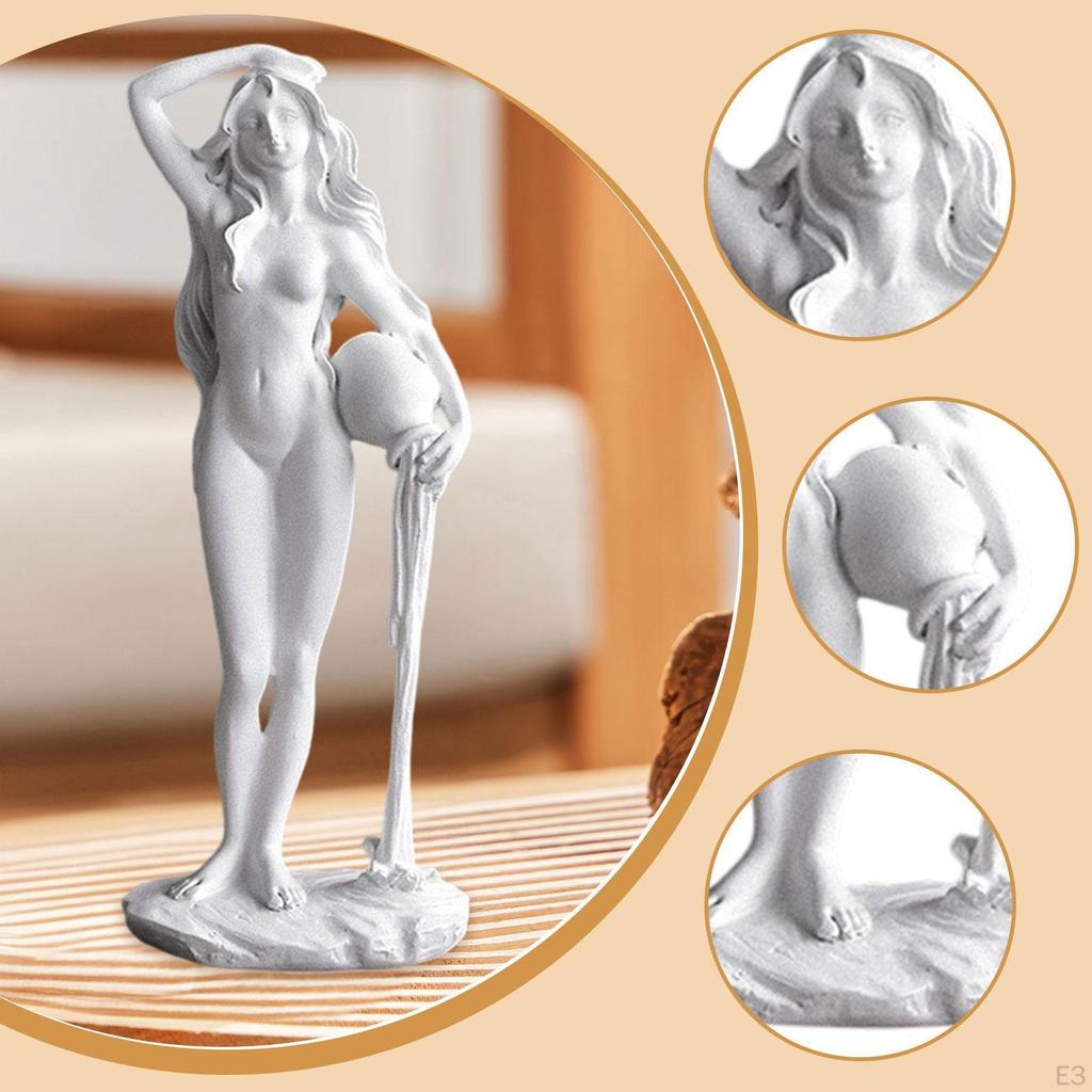 Скульптура Статуя Афродиты Коллекционная Белая Декоративная Фигурка Греческое Искусство для Офиса Книжной Полки