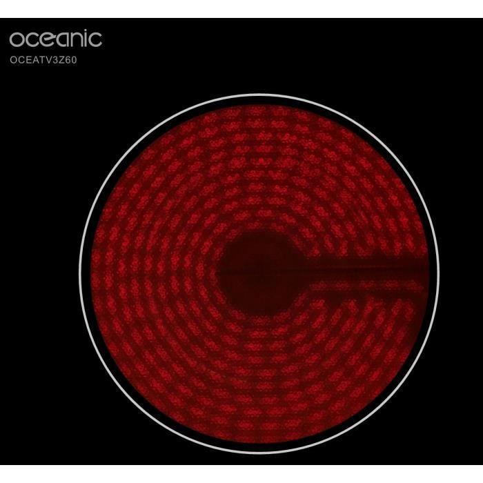 OCEANIC 3-burner Vitroceramic Hob L56 X D49 Cm OCEATV3Z60