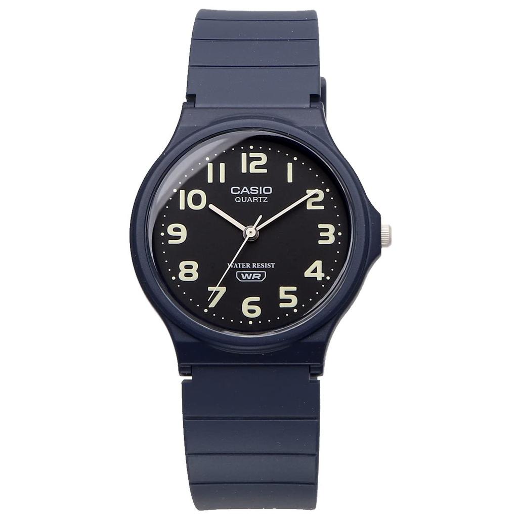 CASIO Analog Cheap Casio Urethane Matte Overseas Model Watch, MQ-24UC-2B, Strap, Unisex, Navy