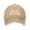 Queens Of Stone Age Baseball Cap American Rock Band Unisex Men SunProof Trucker Hat Spring Vintage Running Hippie Baseball Caps