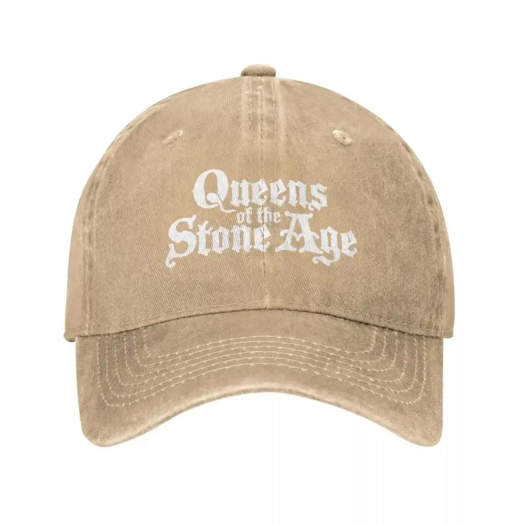 Queens Of Stone Age Baseball Cap American Rock Band Unisex Men SunProof Trucker Hat Spring Vintage Running Hippie Baseball Caps