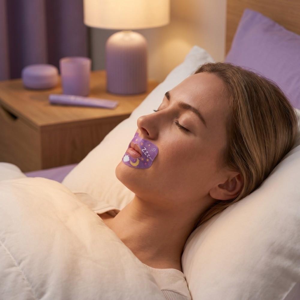 30Pcs Soundproof Night Sleep Correction Patch Noise Reduction Mouth Tape Adult Children