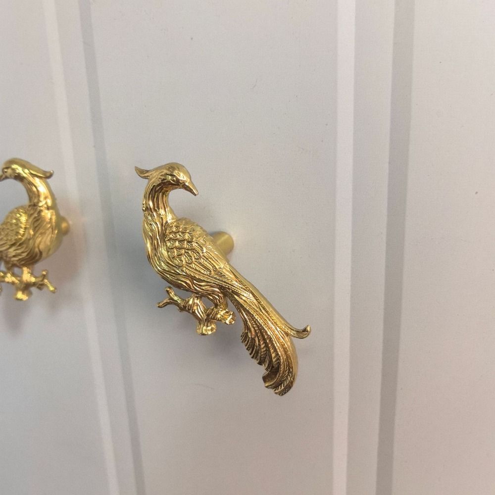 with Screw Cabinet Door Knob Brass Cabinet Handle Classical Drawer Handle Wardrobe Use