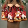 Christmas Gift Bag Reusable Holiday Present Packaging Handbag for Adult Kids Christmas Decoration Supplies Party Favor Gift Bag