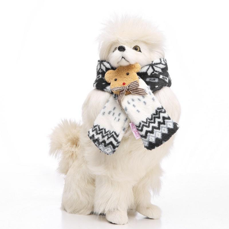 Adjustable Pet Scarf Small To Large Dogs Cats - Festive Holiday Collar In Multiple Colors Patterns