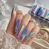 Laser Nail Foil Decals Iridescent Nail Decals Professional Manicure Decals  Nail Decoration