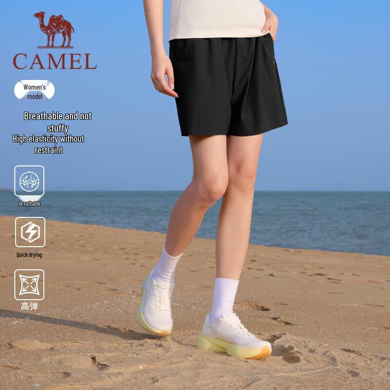 Camel Женские беговые шорты UPF с быстрым высыханием