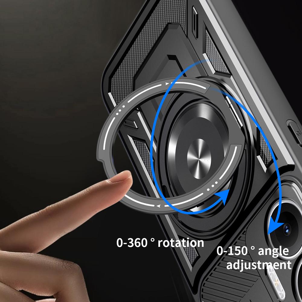 Для Xiaomi Redmi Turbo 4 Pro 5G Магнитный чехол Вращающаяся подставка ТПУ+ПК Чехол для телефона