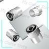 4Pcs Emblem Car Wheel Tire Valve Caps Tyre Rim Stem Airdust Waterproof Covers For Ssangyong Actyon Sport Korando Rexton Kyron