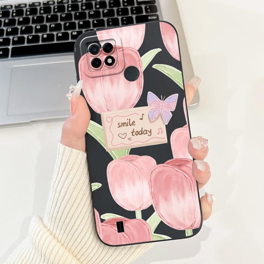 Чехол для Realme C21 RMX3201 Чехол для Realme C25 Популярный подсолнух Мягкий силиконовый чехол для телефона Для Realme C25S C25Y C21Y C 21 C 25 Capa