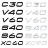 3D AWD T3 T5 T6 T8 Logo Emblem Badge Decal Car Sticker for C30 V40 V60 S40 S60 XC60 XC90 XC40 S80 S90 S80L S60L Car Stying