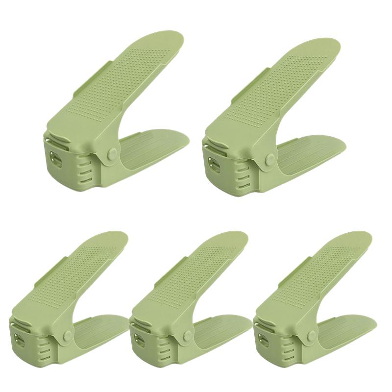 Xiaomi Mijia 5-10 шт. регулируемая полка для обуви, двойная полка, держатель для обуви, экономия места, органайзер для хранения обуви, отделения для обуви для организации гардероба