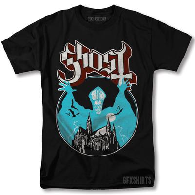 Футболка Ghost Opus Heavy Metal Rock Tour Vntg Графический дизайн Футболка