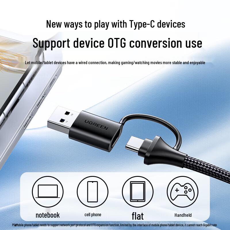 Ugreen CM650 USB-C/USB Gigabit Ethernet Adapter