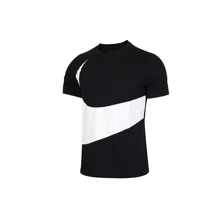 Nike Футболки мужские черные с круглым вырезом умеренного прямого кроя CW4305-010