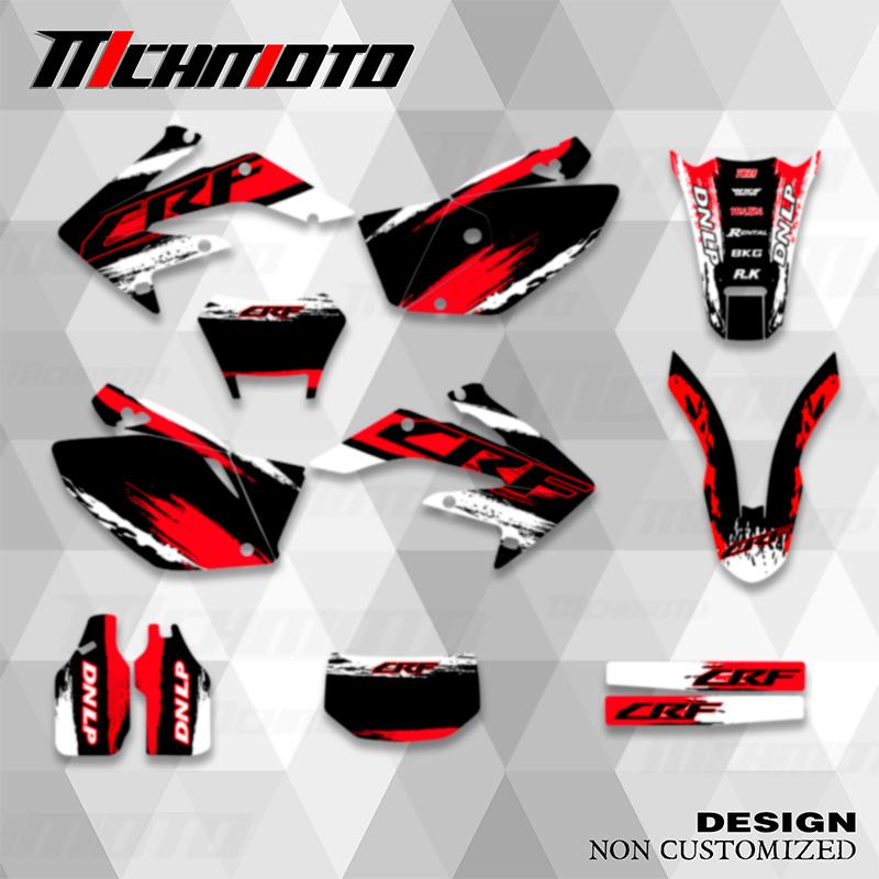 MCHMFG Graphics Backgrounds Decal Stickers Kit for Honda CRF250X 2004 2005 2006 2007 CRF 250X 2008 2009 2010 2011 2012-
