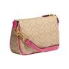 Новый набор для маджонга COACH Nolita из канвы с кожей, клатчи маленького размера, женский, хаки и розовый, CE698-IMVGK
