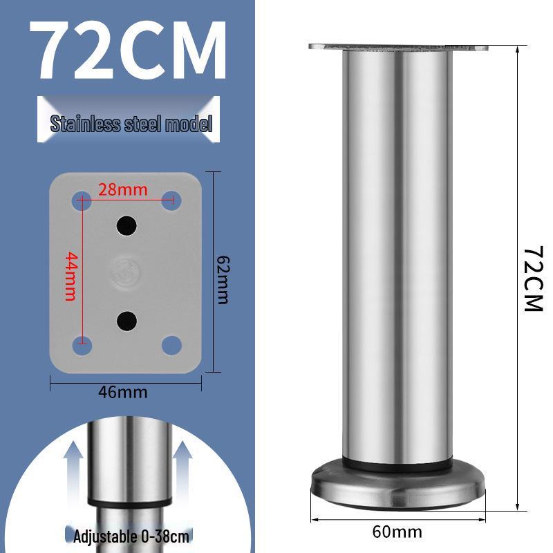 Регулируемые ножки из нержавеющей стали для дивана, тумбы под телевизор, журнального столика, шкафчика для ванной и кровати.