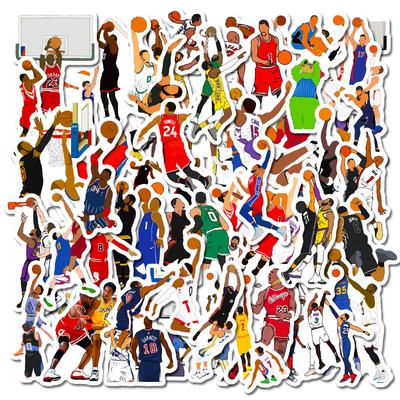 50 Nba - Классические наклейки для баскетбола Nba, коллекция звезд баскетбола, чехол для мотоцикла и автомобиля