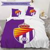 Real Valladolid Pattern Bedding uilt Set uilt Cover Pillowcase Home Decoration Birthday Gift (1 * duvet cover + 2 * pillowcase without core)