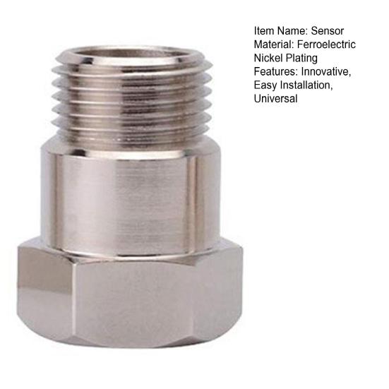 M18x1.5 O2 Sensor Spacer Extension 32mm Oxygen Sensor Adapter with Nickel Plated Anti-Fouler Universal Automotive Exhaust Accessories