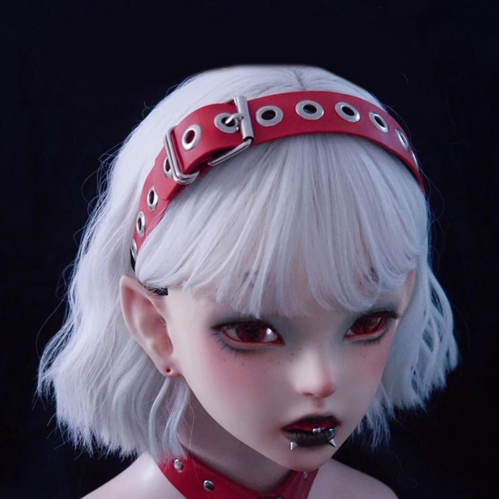 Повязка на голову в стиле панк-заклепки, обруч для волос с шипами из искусственной кожи, готический рок-головной убор для косплея, унисекс, рок-головной убор с шипами, аксессуар