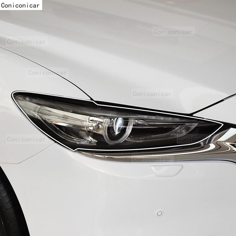 Car Headlight Protection Transparent Anti-Scratch Protective Film TPU Stickers For MAZDA 6 2018-2025 Accessories