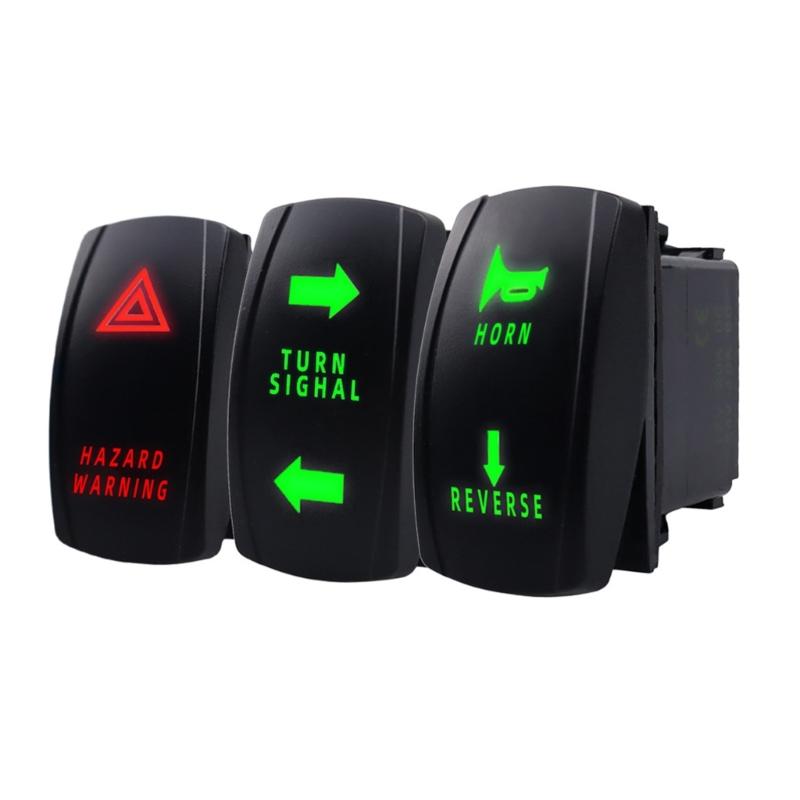 Универсальный переключатель указателя поворота + реле мигалки + замена звукового сигнала для мотоциклов, квадроцикла, UTV, тележки для гольфа