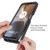 Ударопрочный чехол-броня с защитной пленкой из ПЭТ для Motorola Moto G32 G42 G52 G82 5G E13 G13 G23 G53 G14 G54 G84 Задняя крышка