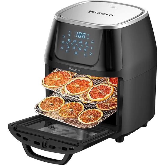 Yasomi Y88 Xxl Черный 1500 Вт 8-литровая аэрогриль