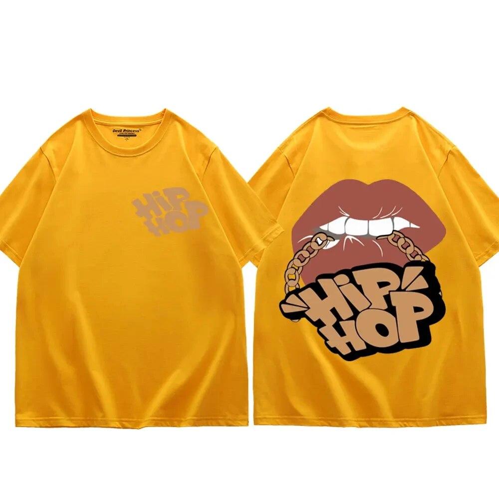 Футболки с принтом граффити в стиле хип-хоп, летняя хлопковая футболка, повседневные модные топы, женские футболки унисекс с короткими рукавами, уличные футболки большого размера