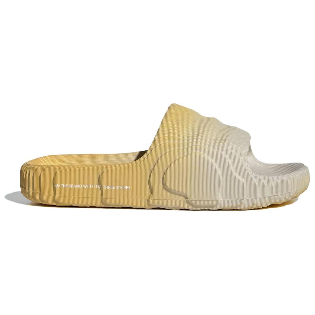Adidas Adilette 22 Slide Alumina Oat Unisex Sneakers Yellow Off-White JH7795