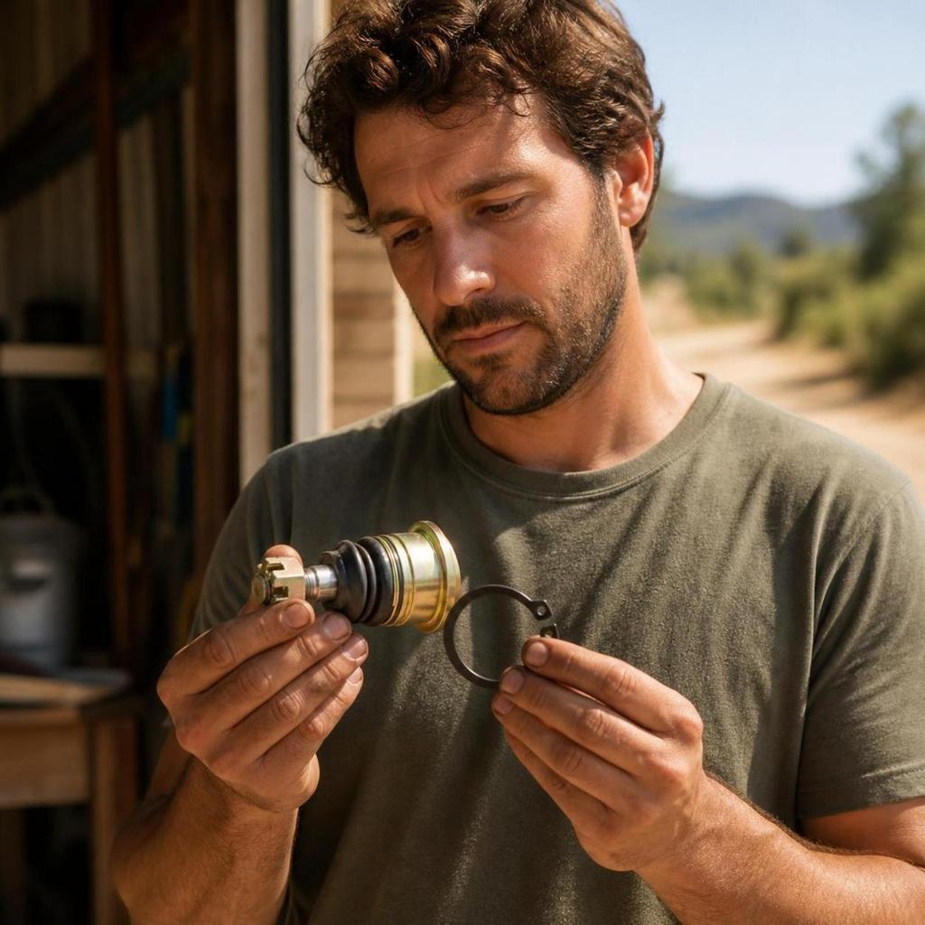 Wear-Resistant Ball Joint Assembly | Metal Construction, Threaded Mounting End,