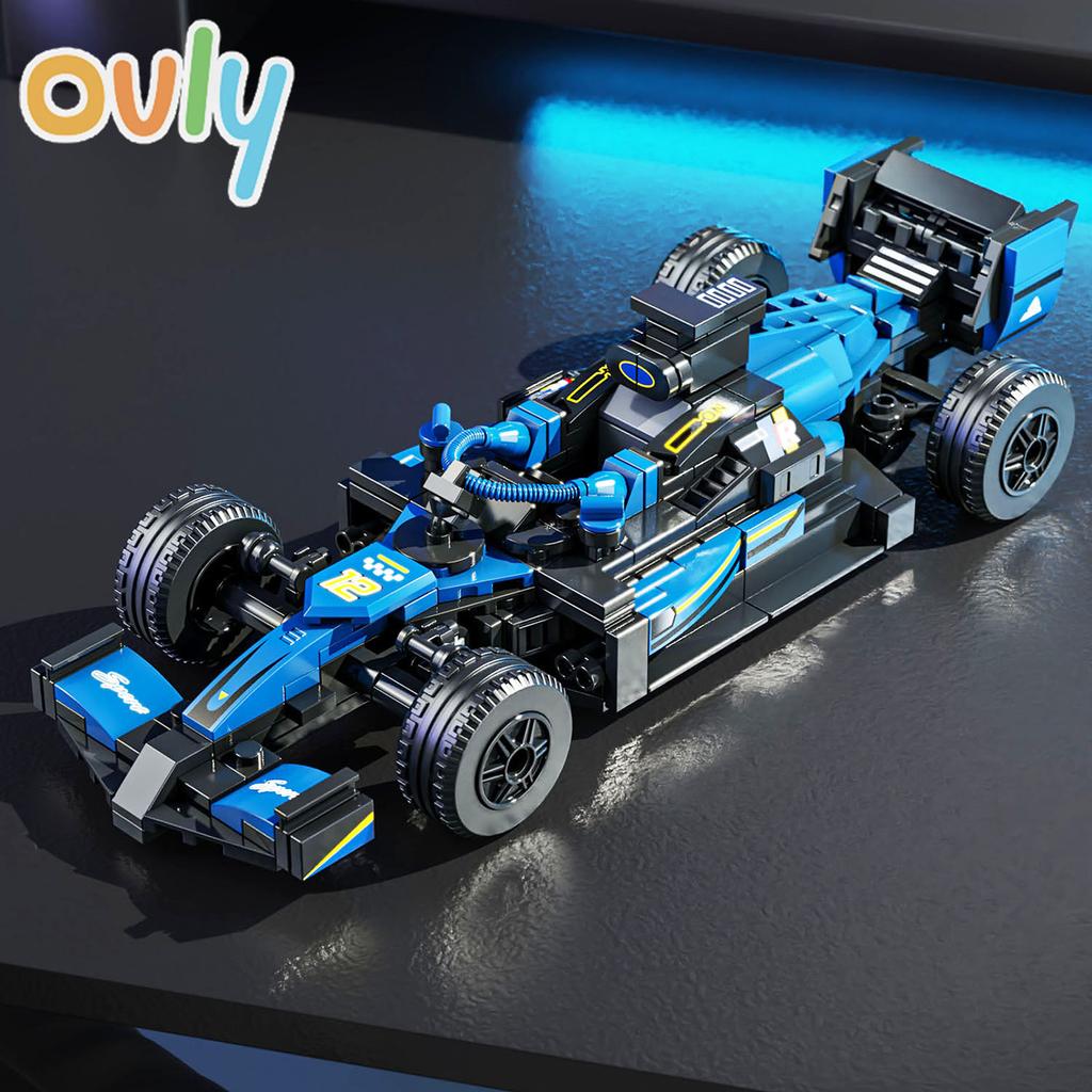 Ovly Supercar Building Block City Technique F1 Racing Car Model Speed Champions Sport Vehicles Car Toy Children's Birthday Gift No.T1104