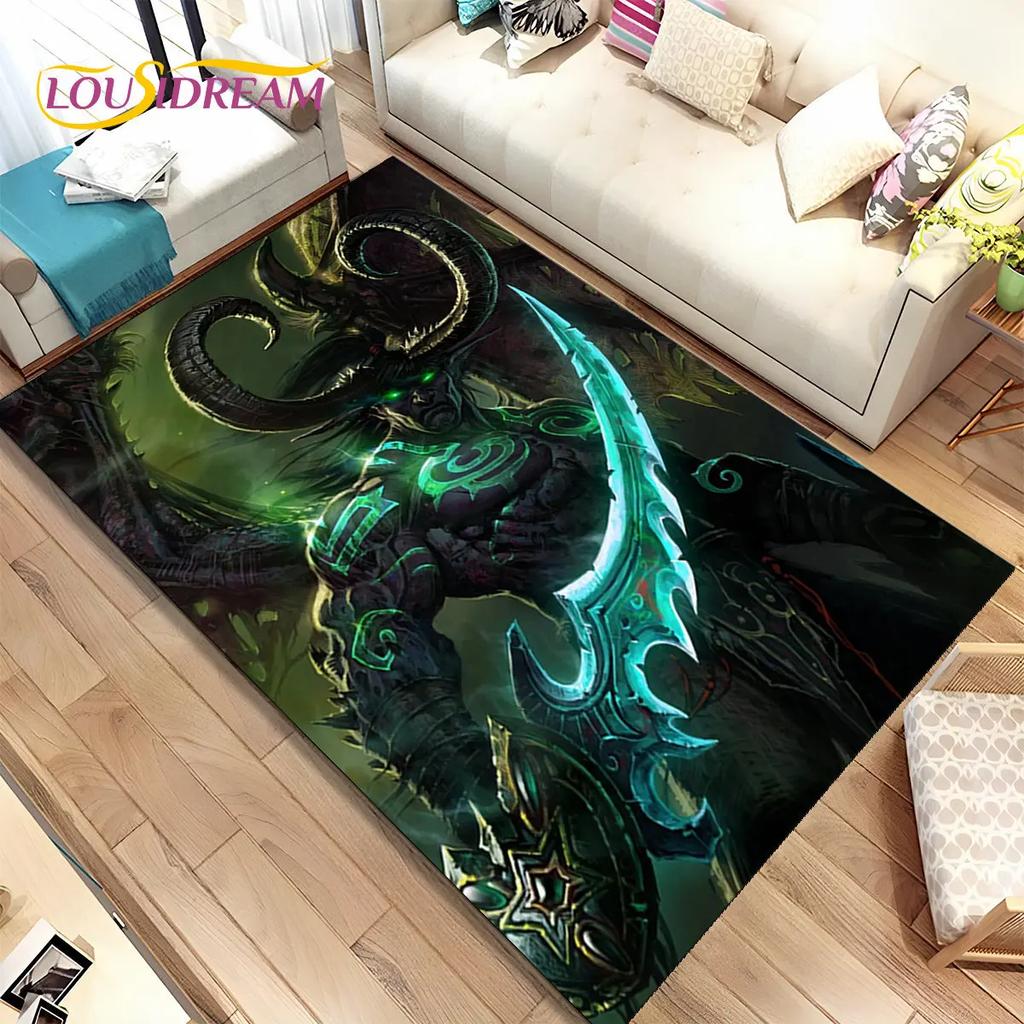 World of Warcraft, WOW, коврик для игрового геймера, коврик для гостиной, спальни, дивана, коврик для украшения, детский нескользящий напольный коврик 3D