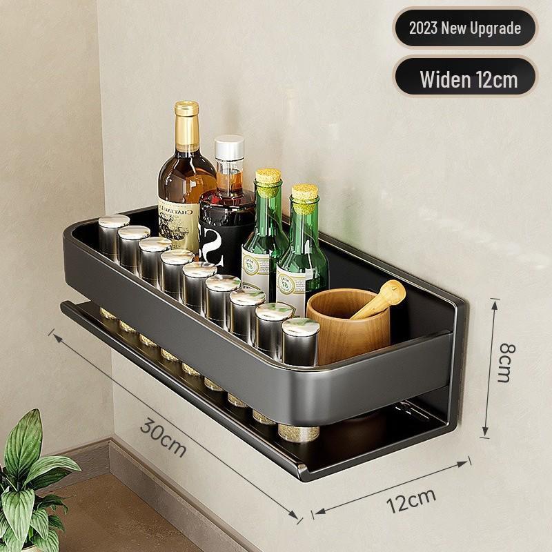 Настенная полка для специй Gao Wenhai без сверления - Кухонные полки для хранения