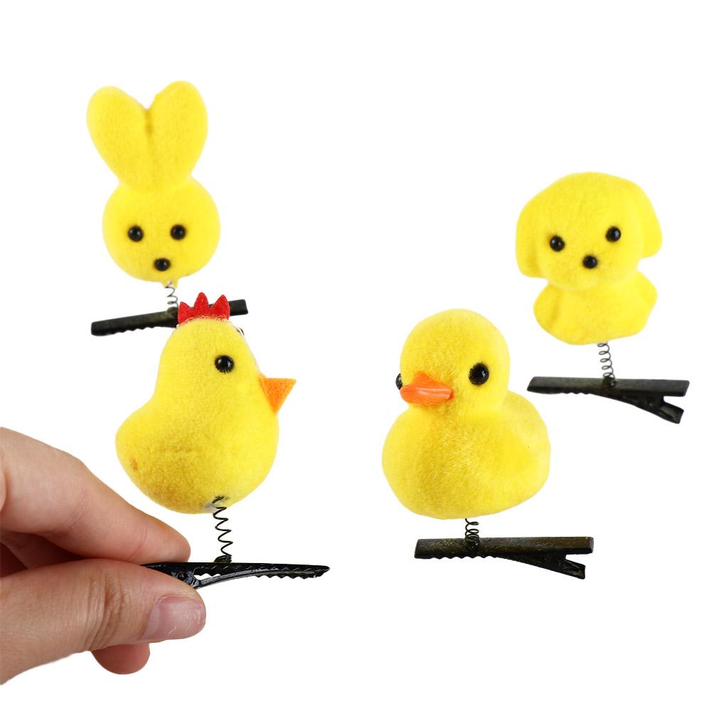 Dog Chicken Barrettes Rabbit Duck Hair Clip Creative Daily