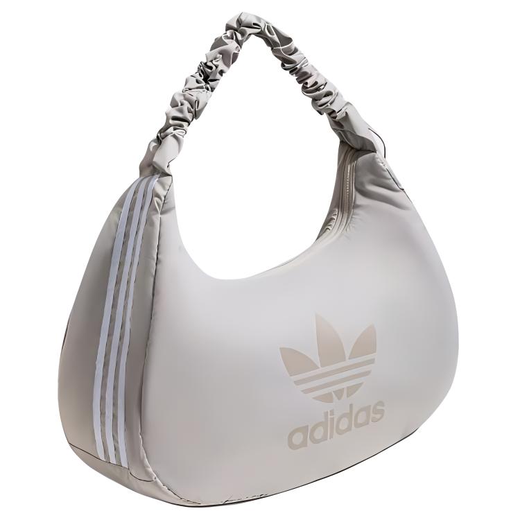 adidas Originals Трехлистник Логотип Переработанный Полиэстер Облачная Сумка Женская Сумка на Плечо Светло-Коричневый JX1425