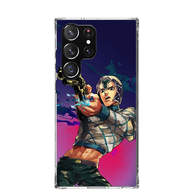 Чехол для телефона JoJo Adventure Guido Mista для Samsung Galaxy S25 Edge S24 S23 S22 S21 FE S20 Ultra S10 Plus + Art Индивидуальная Coque C