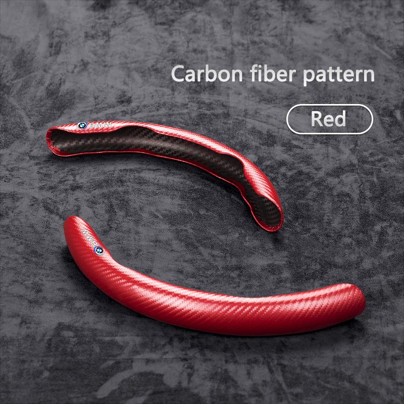 Carbon Fiber Car Steering Wheel Cover Non-slip Cover Auto Steering Wheel Handle Booster Protective Cover For BMW M F20 E83 E90