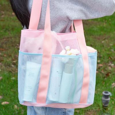 Большие пляжные сумки Сетчатая косметичка Новая спортивная сумка