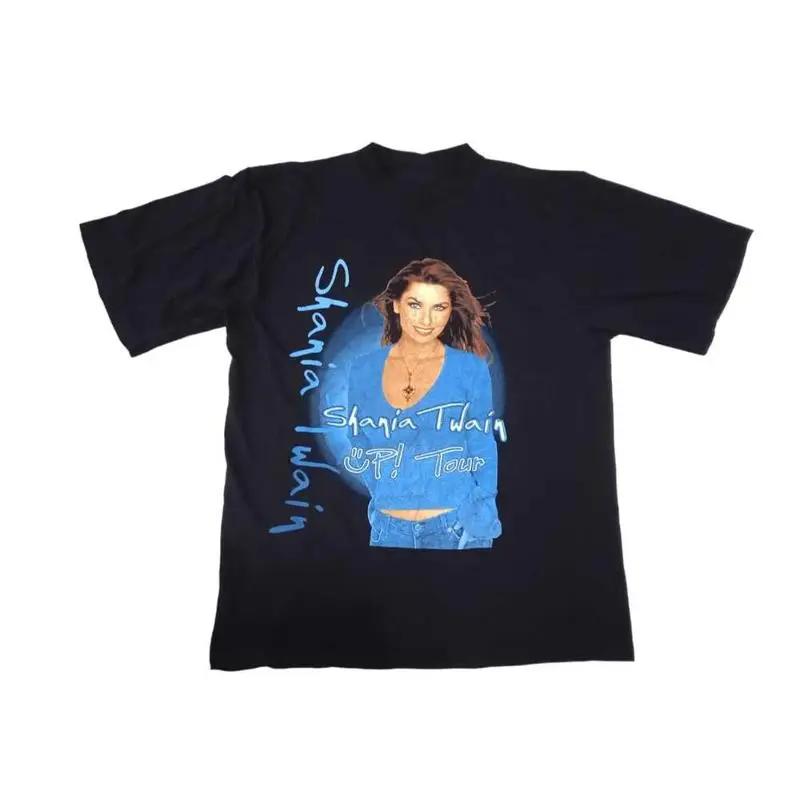 Shania Twain 2000s Black Cotton All Size S 5xl T Shirt Hm15