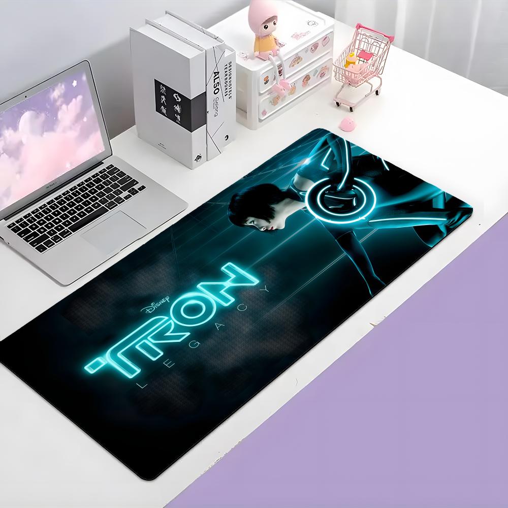 Movie Scifi Ttron Legacy Mouse Pad Large Gaming Mousepad With Thick Stitched Edge Nonslip Desk Mat