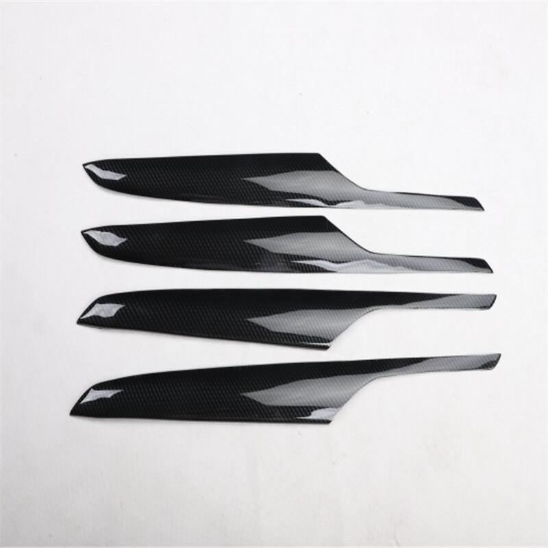 RHD for BMW 1 Series F40 F44 2020-2024 ABS Carbon Fiber Style Auto Glass Lift Frame Decorative Cover Interior Accessories